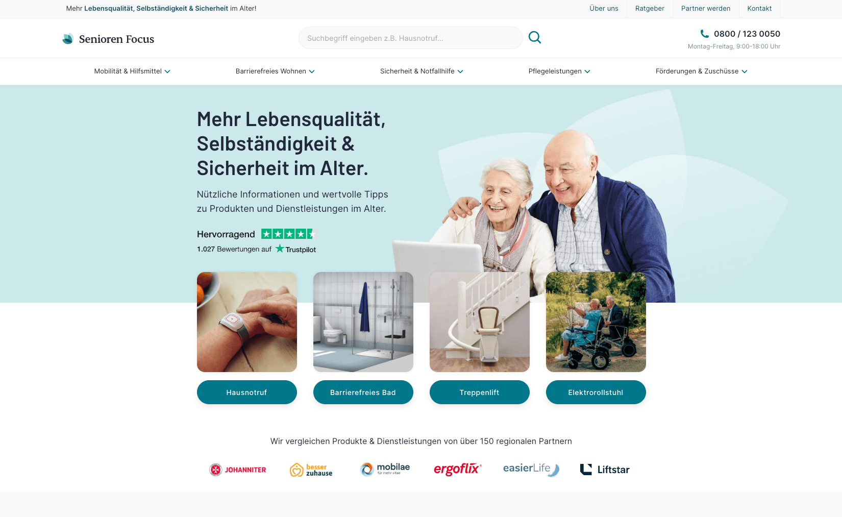 SeniorenFocus Website Vorschau
