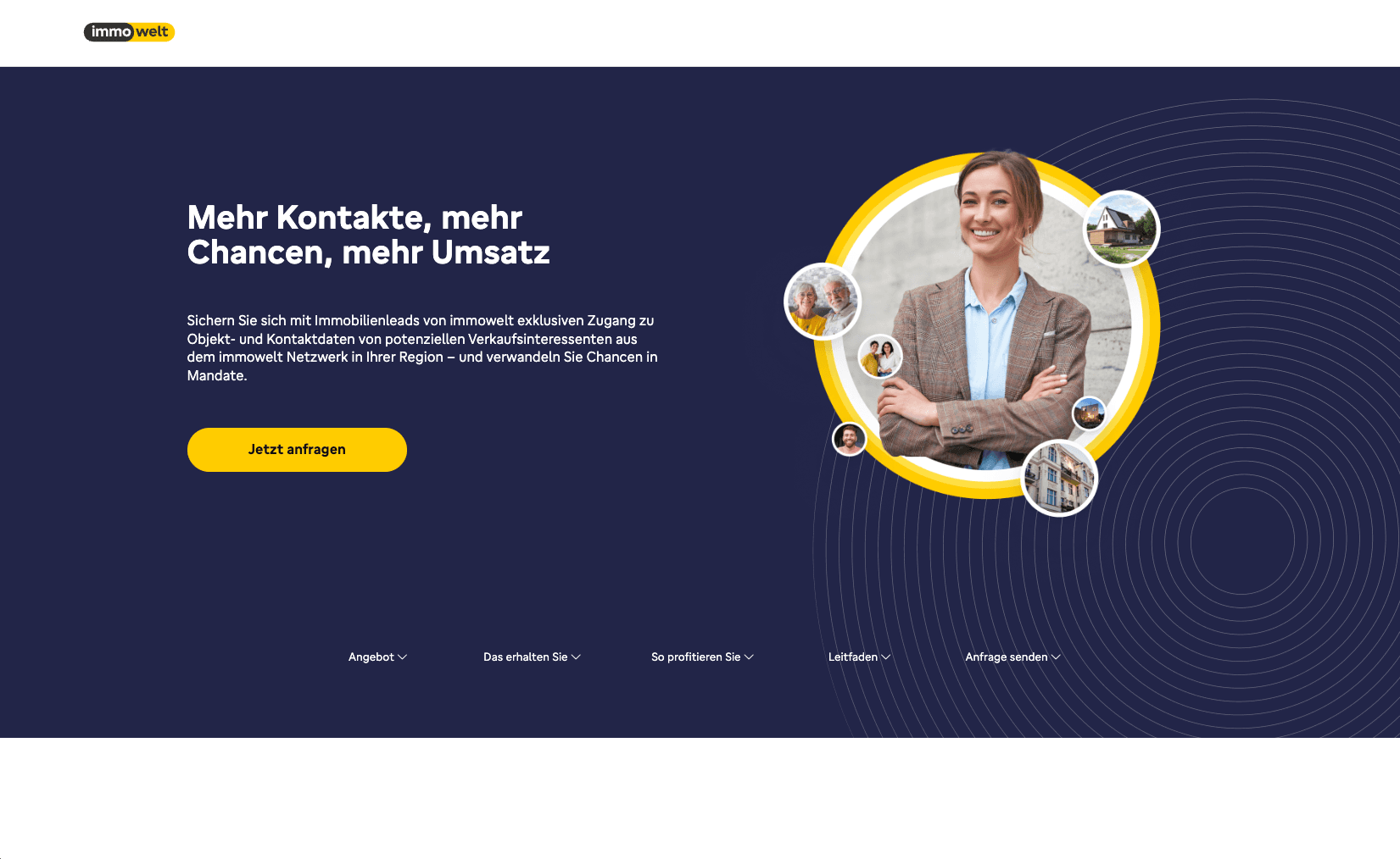 Immowelt Website Vorschau